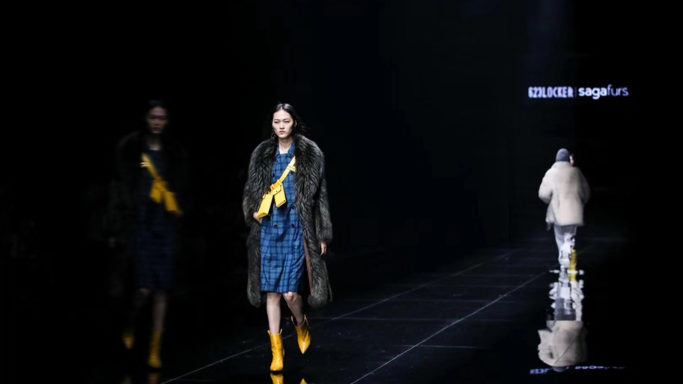 Saga Furs cooperated with 623LOCKER during Haining China International Fashion Week 2019